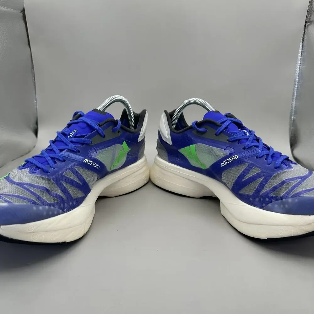 Adidas Adizero Adios Pro 2 Running Shoes Mens Size 8 Blue Lightstrike Pro FY4082